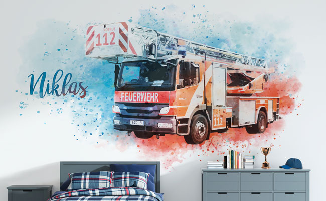 Feuerwehrtapete